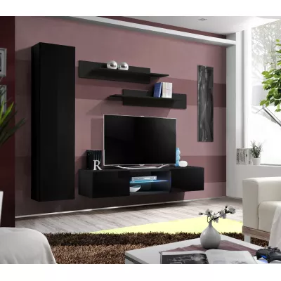 Obývací nábytok FREYA 6 - čierna