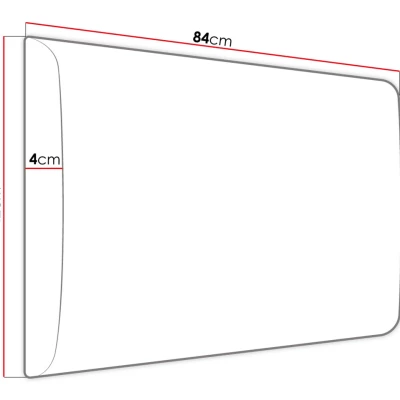 Čalúnený panel na stenu 84x42 PAG - hnedý