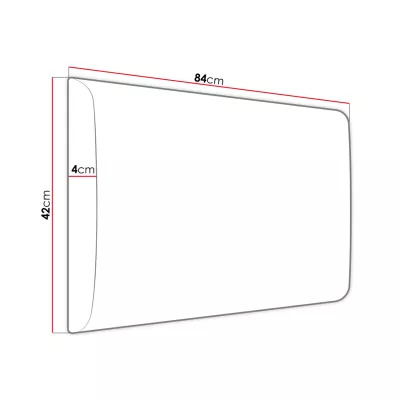 Čalúnený panel na stenu 84x42 PAG - hnedý