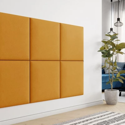 Čalúnený panel 60x60 PAG - žltý