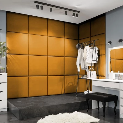 Čalúnený panel 60x60 PAG - žltý