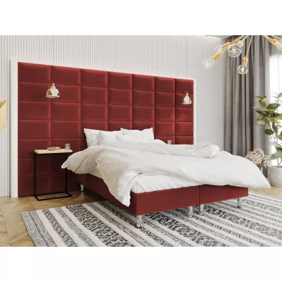 Čalúnený nástenný panel 50x30 PAG - červený