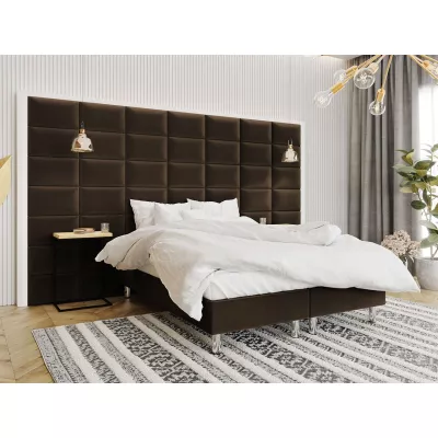 Čalúnený nástenný panel 50x30 PAG - hnedý