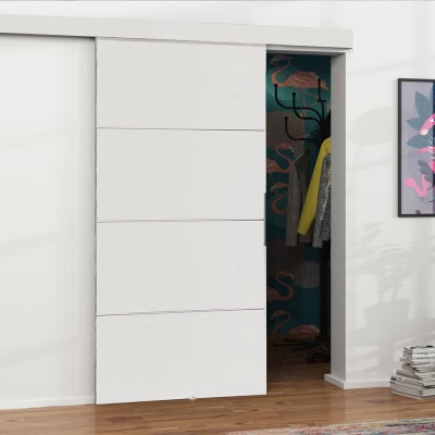 Posuvné interiérové dvere VIGRA 2 - 100 cm, biele