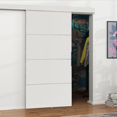 Posuvné interiérové dvere VIGRA 2 - 80 cm, biele