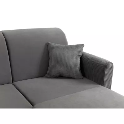 Rohová sedačka na každodenné spanie FABULA - krémová