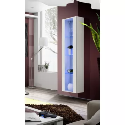 Priestorná vitrína FREYA - biela