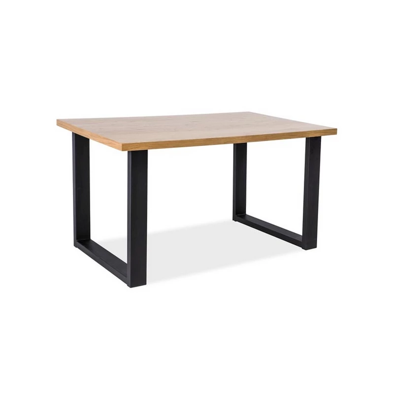 Jedálenský stôl UPTON 1 - 150x90, dub / čierny