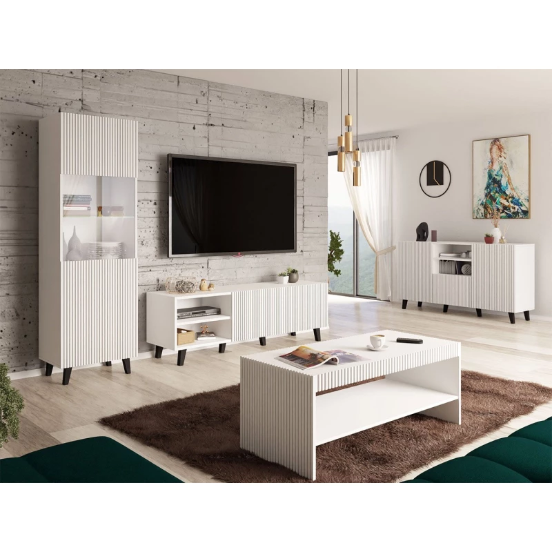 Nábytok do obývačky CRATO 1 - biely