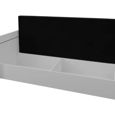Detská váľanda s úložným priestorom 80x190 SENOMA 2 - biela / čierna