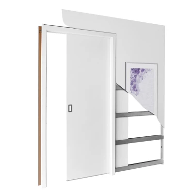 Posuvné dvere do puzdra SALMA - 100 cm, biele