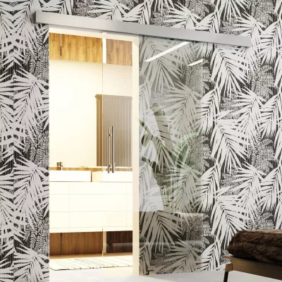 Interiérové posuvné sklenené dvere MARISOL 1 - 80 cm, číre