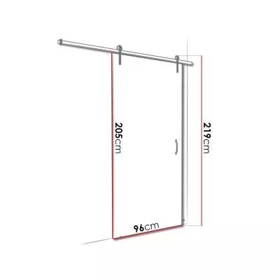 Posuvné interiérové dvere XAVIER 5 - 90 cm, dub sonoma