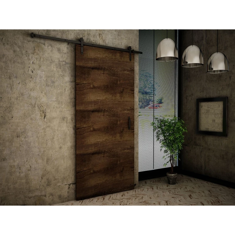 Posuvné interiérové dvere XAVIER 4 - 80 cm, jaseň tmavý