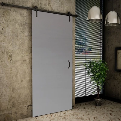 Posuvné interiérové dvere XAVIER 4 - 100 cm, antracitové