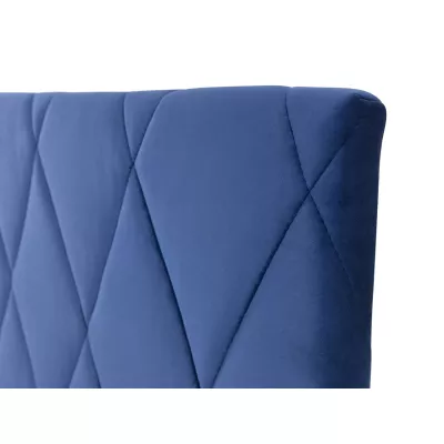 Hotelová manželská posteľ 160x200 PALMA - modrá + topper ZDARMA