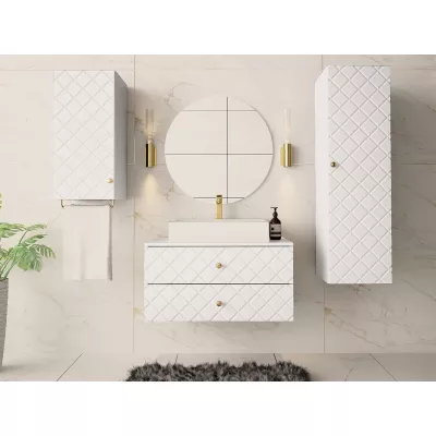 Kúpeľňová zostava PAULITA 1 - biela + sifón a umývadlo ZDARMA