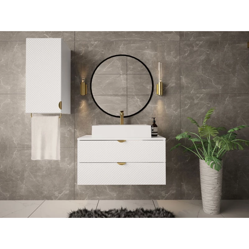 Kúpeľňová zostava PALBAN 3 - biela + umývadlo ZDARMA