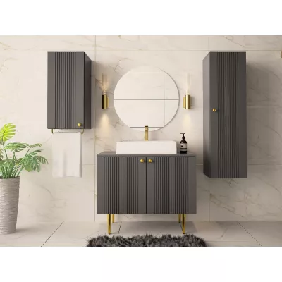 Kúpeľňový set ORIA 1 - šedý + umývadlo ZDARMA