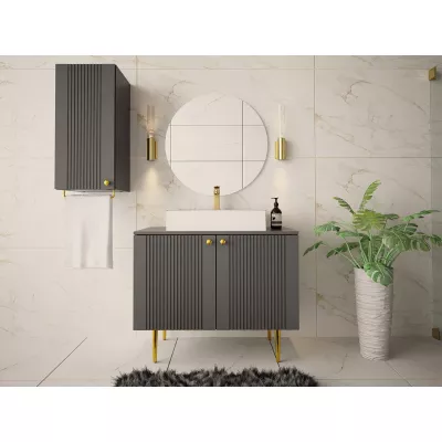 Kúpeľňový set ORIA 3 - šedý + umývadlo ZDARMA