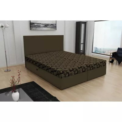Boxspringová posteľ s úložným priestorom DANIELA COMFORT - 160x200, hnedá