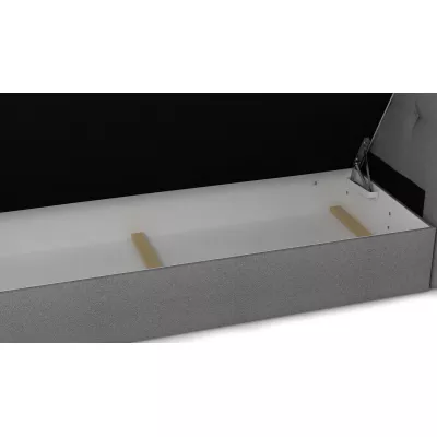 Boxspringová posteľ s úložným priestorom PURAM COMFORT - 200x200, čierna
