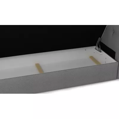 Boxspringová posteľ s úložným priestorom MARLEN COMFORT - 140x200, šedá / béžová