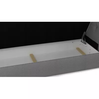 Boxspringová posteľ s úložným priestorom SISI COMFORT - 180x200, šedá / čierna