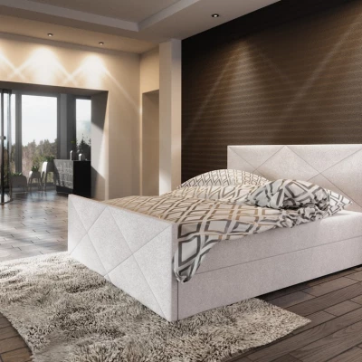 Boxspringová manželská posteľ VASILISA COMFORT 4 - 140x200, béžová