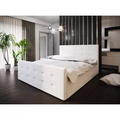 Boxspringová manželská posteľ VASILISA COMFORT 1 - 200x200, béžová