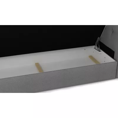 Boxspringová posteľ s úložným priestorom LUDMILA COMFORT - 120x200, hnedá / čierna