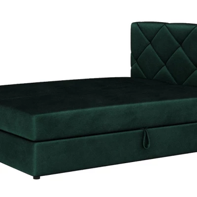 Jednolôžková posteľ s úložným priestorom KATRIN COMFORT - 120x200, zelená
