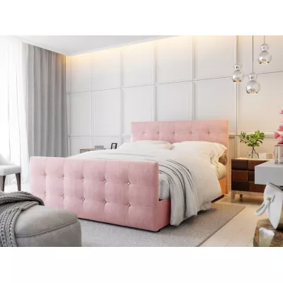 Manželská posteľ KAUR COMFORT 2 - 200x200, ružová