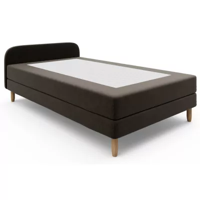 Jednolôžková posteľ HENRYK COMFORT 2 - 90x200, hnedá