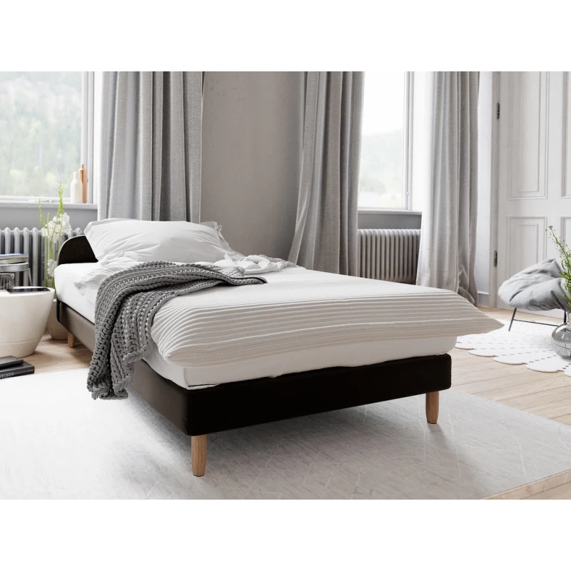 Jednolôžková posteľ HENRYK COMFORT 2 - 90x200, hnedá