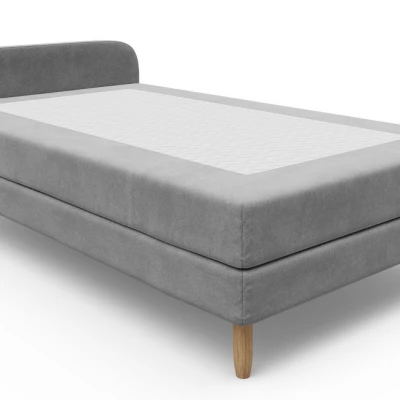 Jednolôžková posteľ HENRYK COMFORT 2 - 90x200, šedá