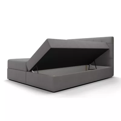 Jednolôžková posteľ s úložným priestorom STIG COMFORT 3 - 120x200, čierna