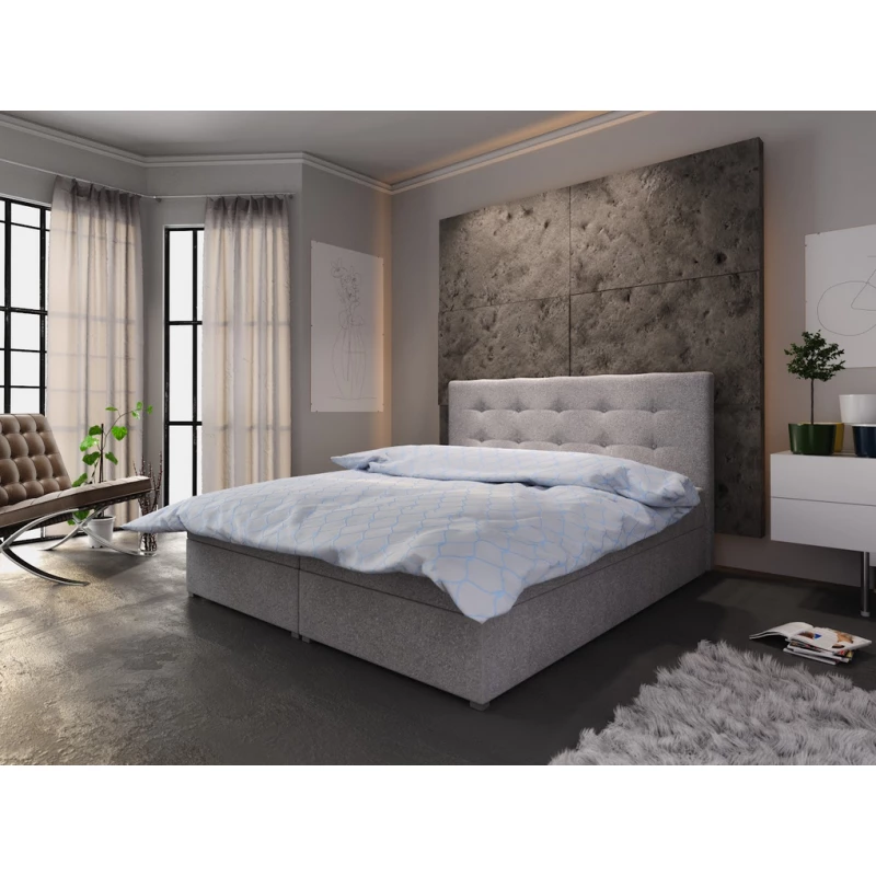 Jednolôžková posteľ s úložným priestorom STIG 6 - 120x200, svetlo šedá