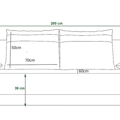 Rozkladacia pohovka s úložným priestorom OLIVE - hnedá / béžová