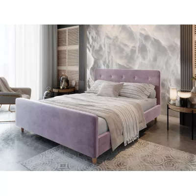 Manželská čalúnená posteľ NESSIE - 180x200, ružová