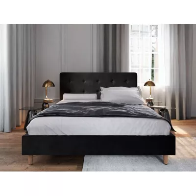 Manželská posteľ s úložným priestorom NOOR 2 - 140x200, čierna