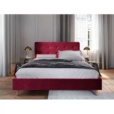 Manželská posteľ s úložným priestorom NOOR 2 - 160x200, červená
