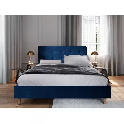 Jednolôžková posteľ s úložným priestorom NOOR 2 - 90x200, modrá