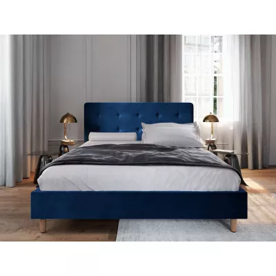 Manželská posteľ s úložným priestorom NOOR - 160x200, modrá