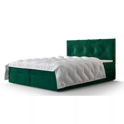Hotelová posteľ s úložným priestorom LILIEN COMFORT - 140x200, zelená