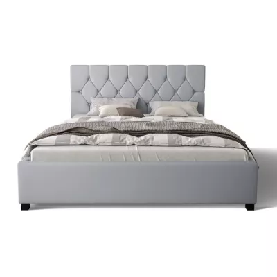 Manželská posteľ s úložným priestorom NARINE - 180x200, šedá
