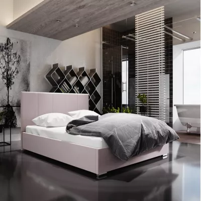 Jednolôžková posteľ s úložným priestorom FLEK 6 - 120x200, ružová