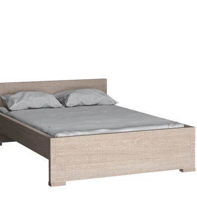 Manželská posteľ TRIXA - 160x200, dub