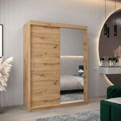 Skriňa s posuvnými dverami v šírke 150 cm TIMEA 2 - dub artisan