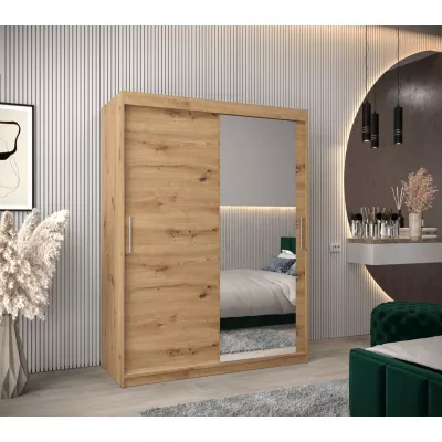 Skriňa s posuvnými dverami v šírke 150 cm TIMEA 2 - dub artisan